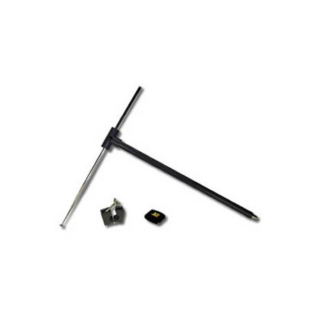 AH Systems FCC-2 Half-wave Dipole Antenna, 65 MHz to 180 MHz, 200 Watts 