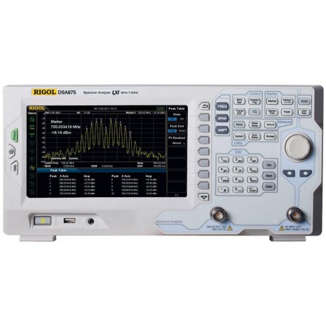 Rent Rigol DSA875 High Quality Spectrum Analyzer From 9 kHz to 7.5 GHz