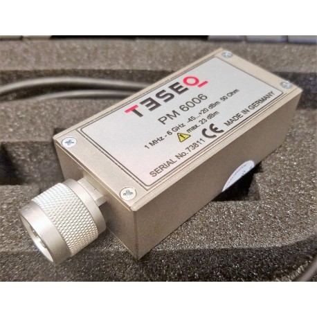 Used Teseq PM 6006 1 MHz to 6 GHz RF/EMC Power Meter