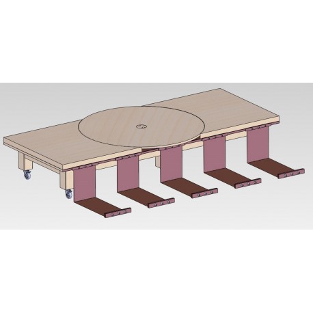 Maturo MT 2.5 x 1.0 x 0.8 TT Test Table