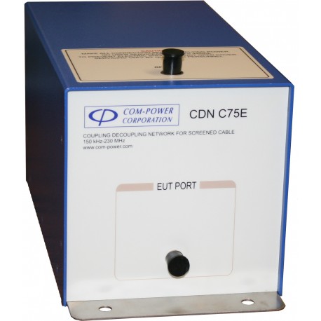 Com-Power CDN-C75E CDN for 75 Ohm Coaxial Cables for Data Communication - EMC Test Equipment